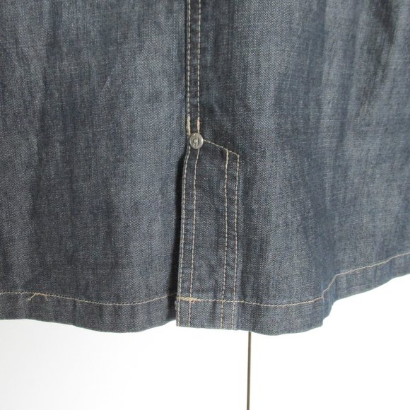 G.I.G.A. DX by Killtec Germany Black Jean Mini Skirt Kilt-Look Size 40/10 - Picture 9 of 12